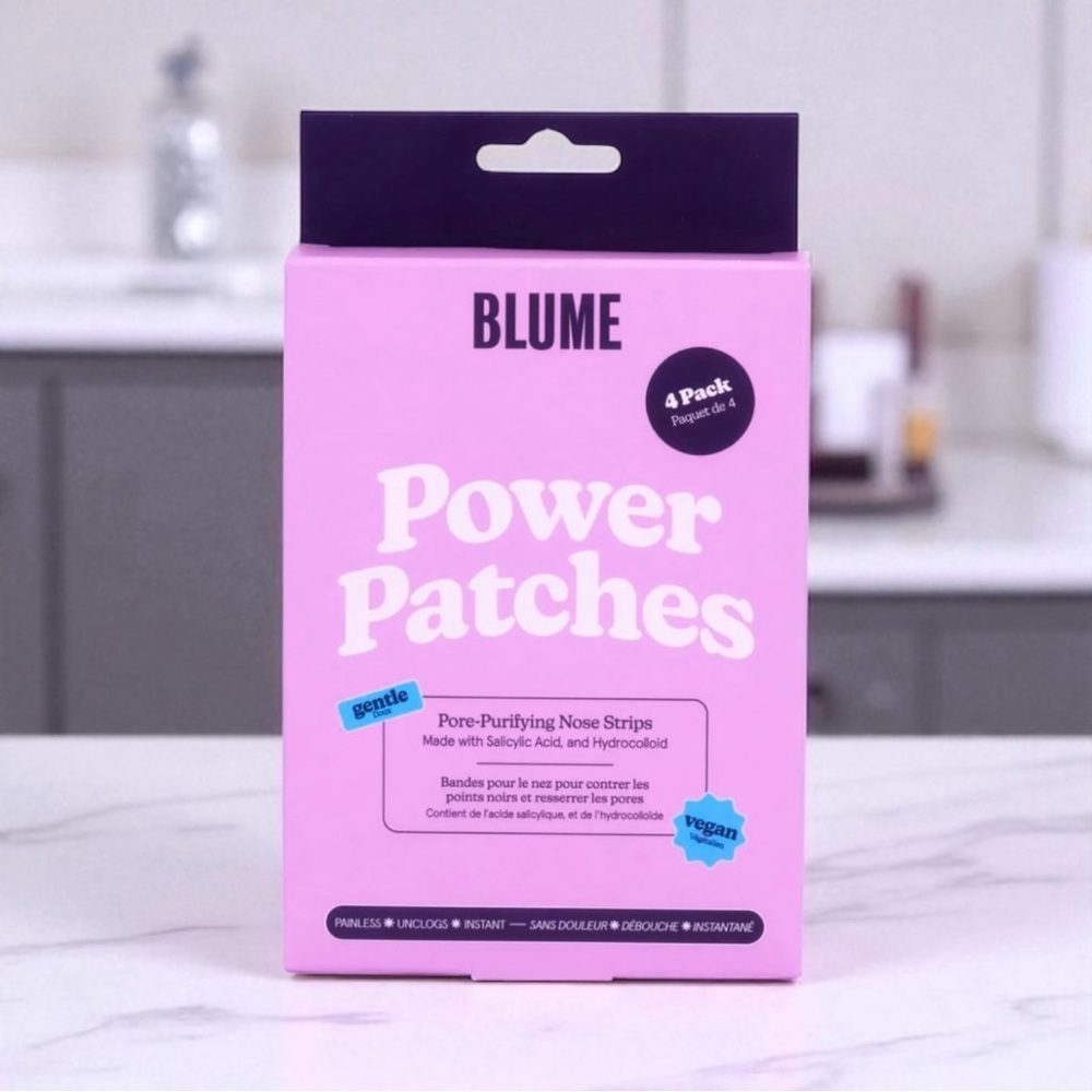 BLUME
Power Patches Pore Purifying Nose Strips (4 pack). NIB